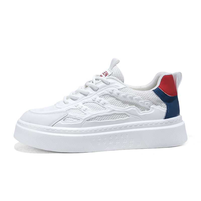 RENBEN Дышащие противоскользящие скейтерские кеды с эффектом увеличения роста мужские бело-красные, цвет White Red
RENBEN Дышащие противоскользящие скейтерские кеды с эффектом увеличения роста мужские бело-красные, цвет White Red