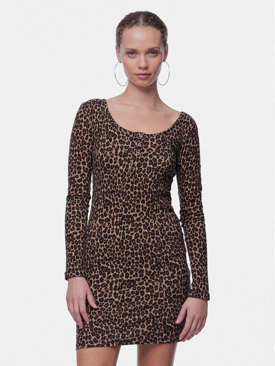 Платье на каждый день приталенного кроя Pieces, коричневый
Платье на каждый день приталенного кроя Pieces, коричневый