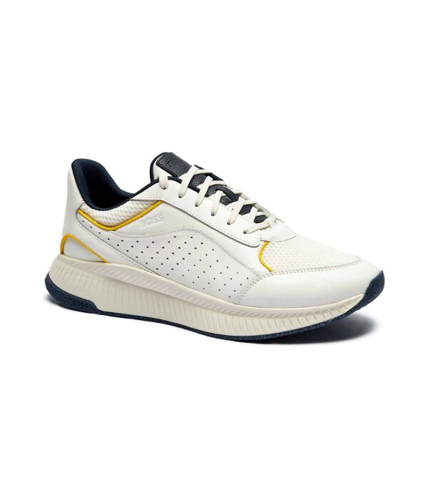 Кроссовки мужские Boss с перфорацией, белый
Кроссовки мужские Boss с перфорацией, белый