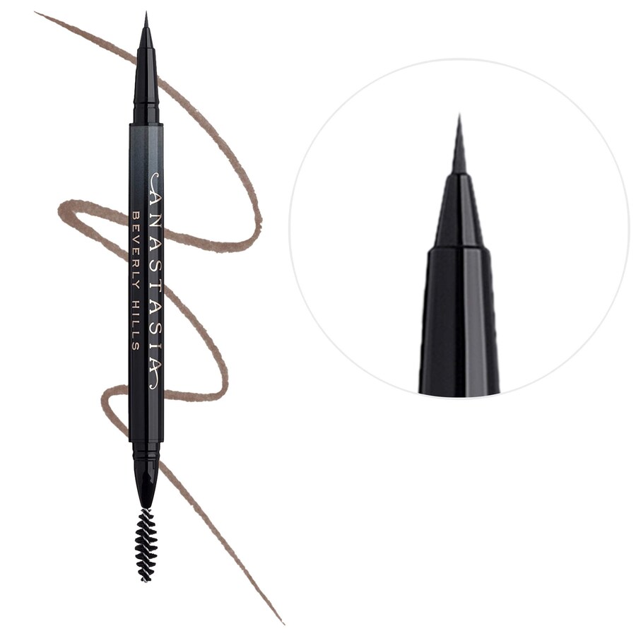 Карандаш для бровей MicroStroke Detailing Brow Pen обеспечивает стойкость до 24 часов. Anastasia Beverly Hills, 0.01 oz/0.5 mL, Dark Brown
Карандаш для бровей MicroStroke Detailing Brow Pen обеспечивает стойкость до 24 часов. Anastasia Beverly Hills, 0.01 oz/0.5 mL, Dark Brown