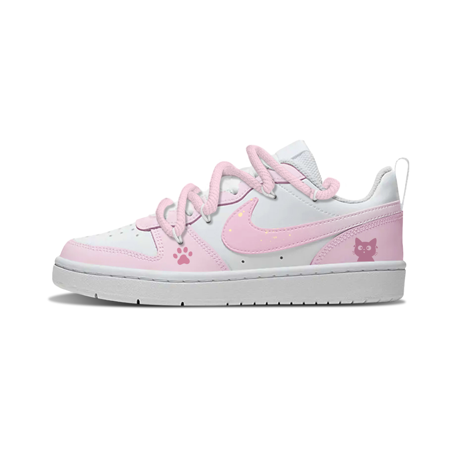 Nike Court Borough Surprised Kittens нескользящие амортизирующие низкие скейтборд кроссовки White Pink детские
Nike Court Borough Surprised Kittens нескользящие амортизирующие низкие скейтборд кроссовки White Pink детские