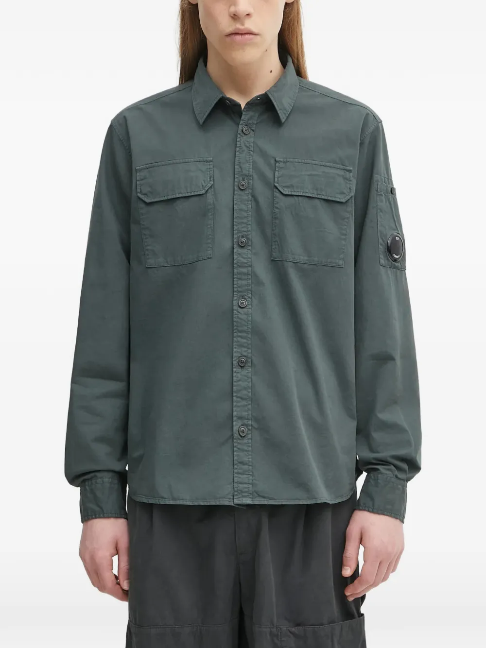 Рубашка с нагрудным карманом C.P. Company, зеленый
Рубашка с нагрудным карманом C.P. Company, зеленый
