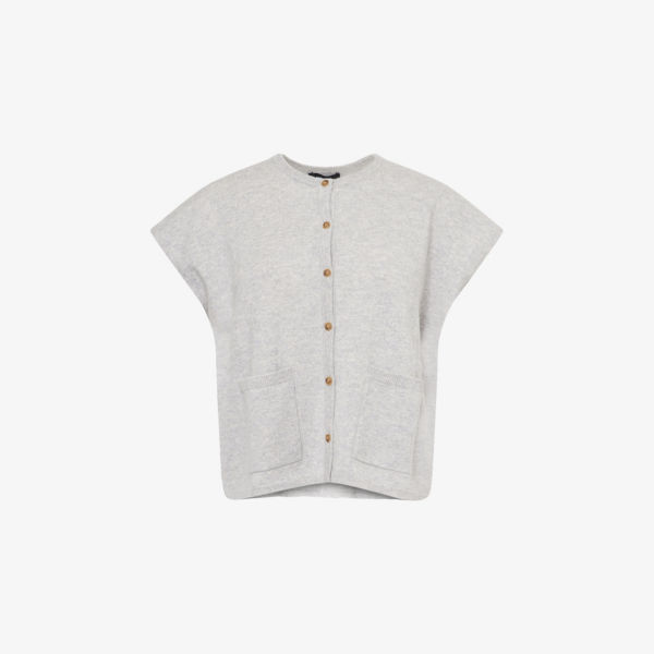 Кашемировый топ Me And Em с круглым вырезом, серый
Кашемировый топ Me And Em с круглым вырезом, серый