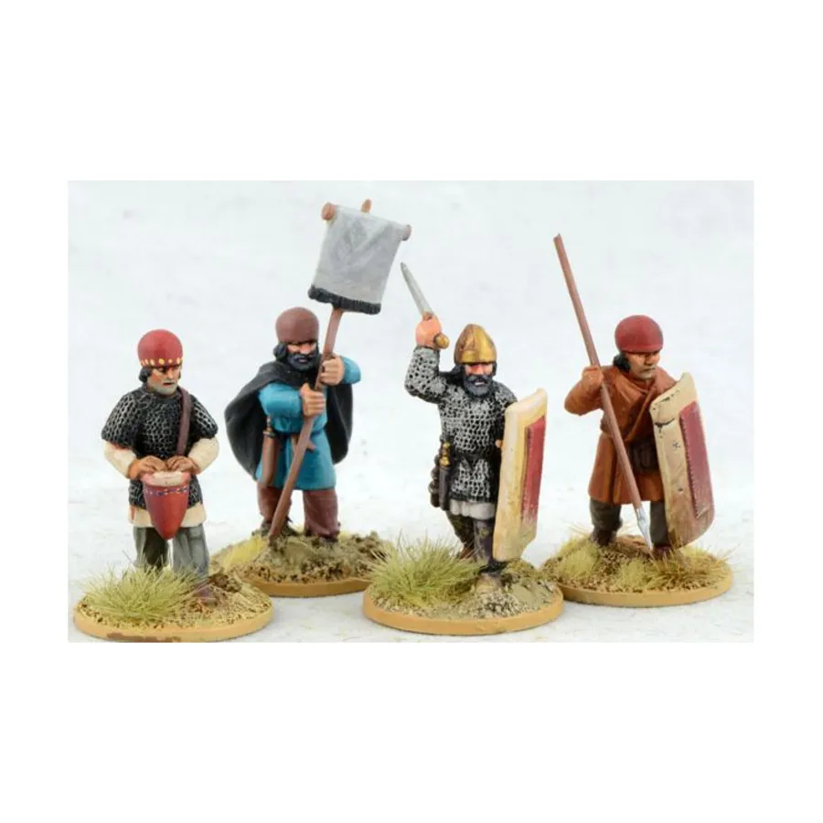 Сасанидское пехотное командование № 1, Gripping Beast Miniatures - Late Romans, Huns & Sussanid Persians (28mm)
Сасанидское пехотное командование № 1, Gripping Beast Miniatures - Late Romans, Huns & Sussanid Persians (28mm)