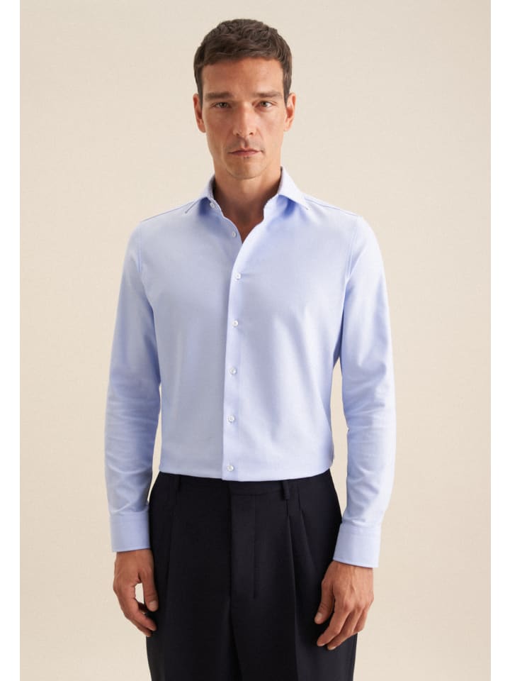 Рубашка Seidensticker, светло-синий 
Рубашка Seidensticker, светло-синий