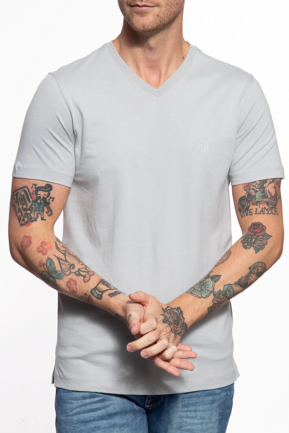 Футболка Way of Glory mit V Ausschnitt, серый
Футболка Way of Glory mit V Ausschnitt, серый