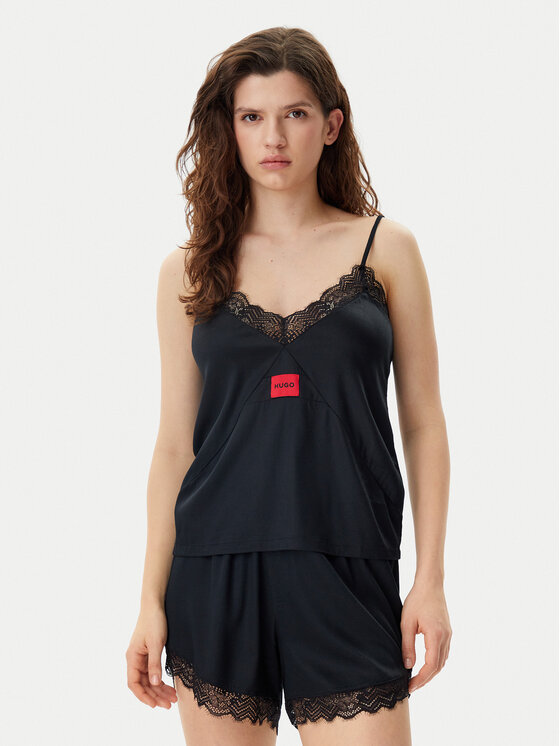 Пижамная футболка стандартный крой Red Label 50531653 Hugo, черный
Пижамная футболка стандартный крой Red Label 50531653 Hugo, черный