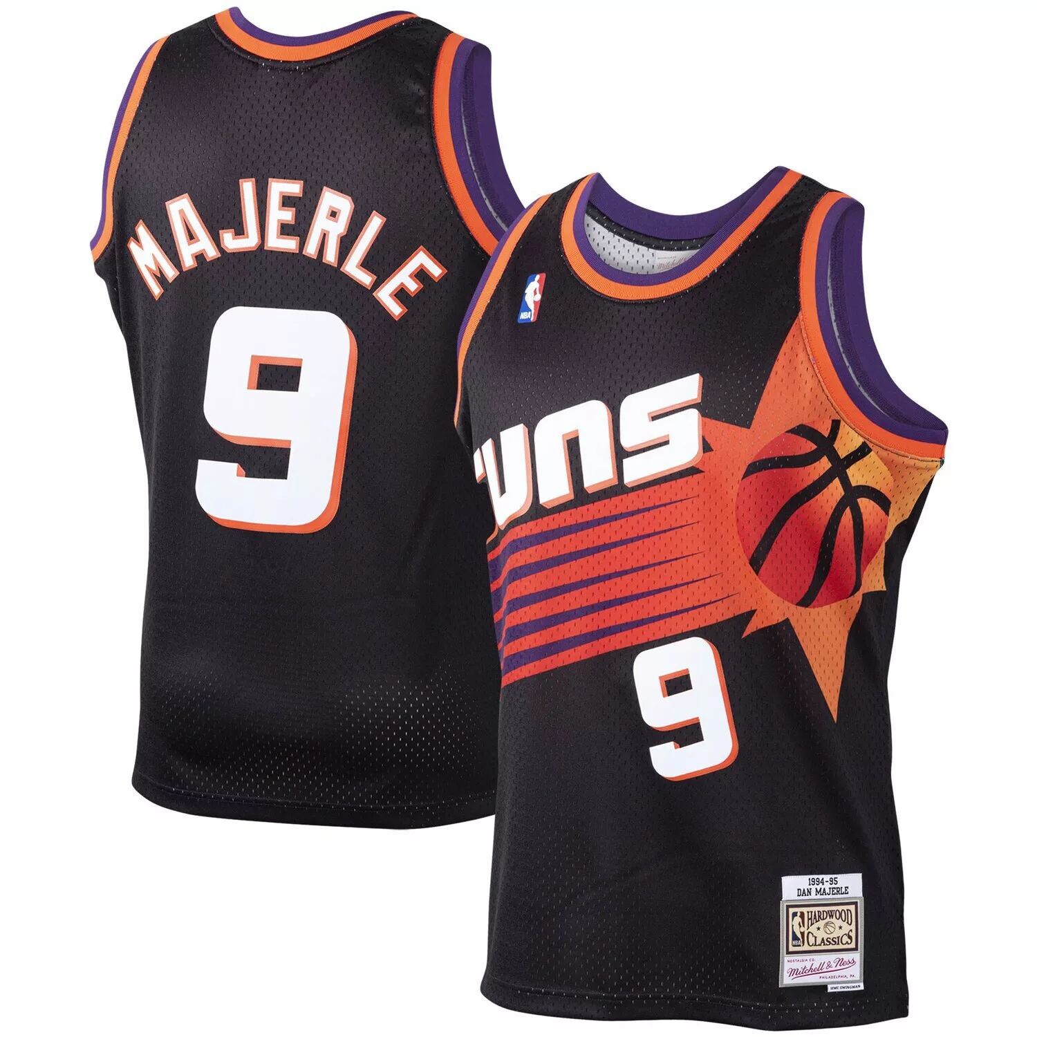 Мужская майка Mitchell & Ness Dan Majerle Black Phoenix Suns 1994-95 Hardwood Classics Swingman Player
Мужская майка Mitchell & Ness Dan Majerle Black Phoenix Suns 1994-95 Hardwood Classics Swingman Player