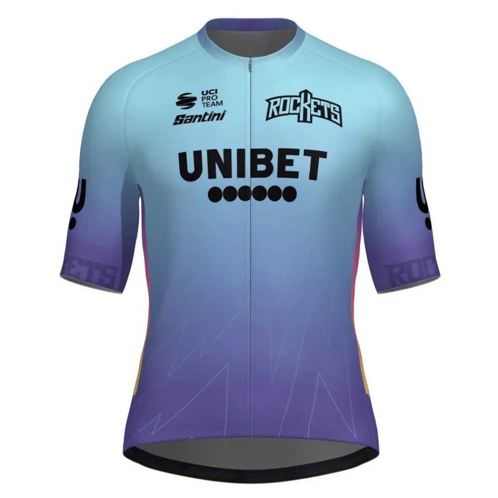 Джерси Santini Unibet Rockets Fan Line 2025 short sleeve, синий
Джерси Santini Unibet Rockets Fan Line 2025 short sleeve, синий