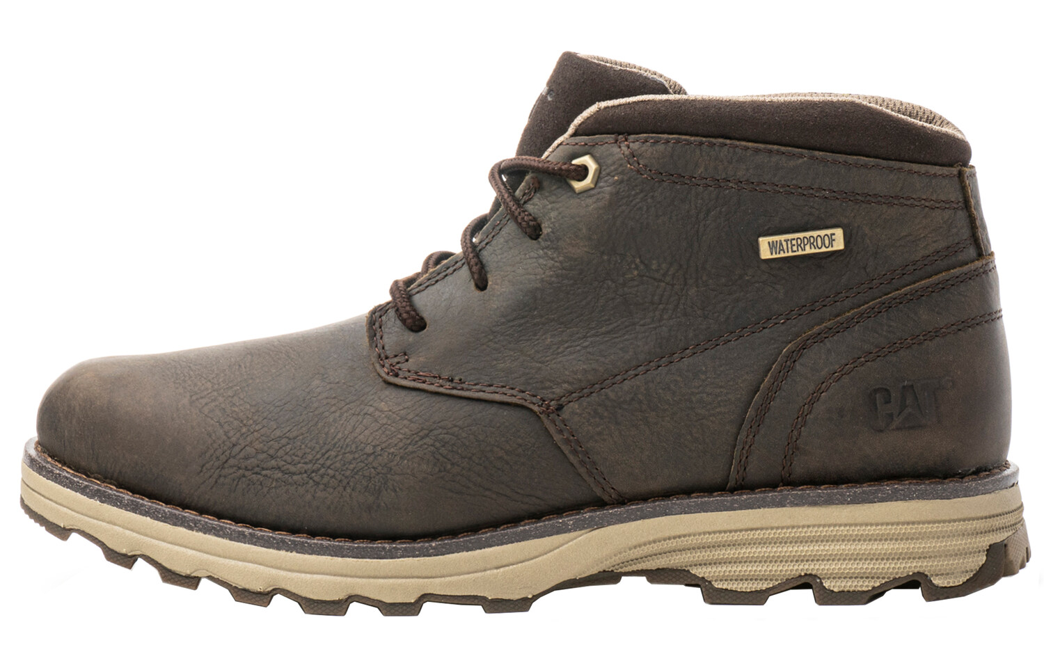 Ботинки мужские темно-коричневые Cat, Коричневый, Ботинки мужские темно-коричневые Cat 
Ботинки мужские темно-коричневые Cat, Коричневый, Ботинки мужские темно-коричневые Cat