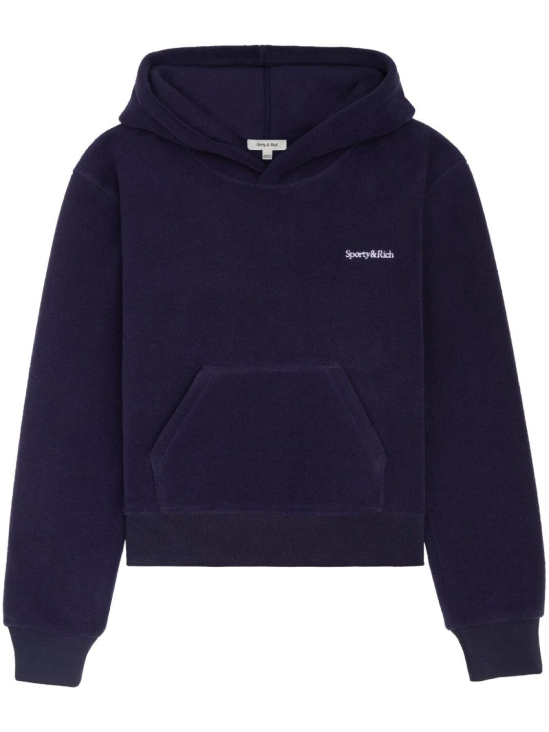 Sporty & Rich худи с вышитым логотипом, синий 
Sporty & Rich худи с вышитым логотипом, синий