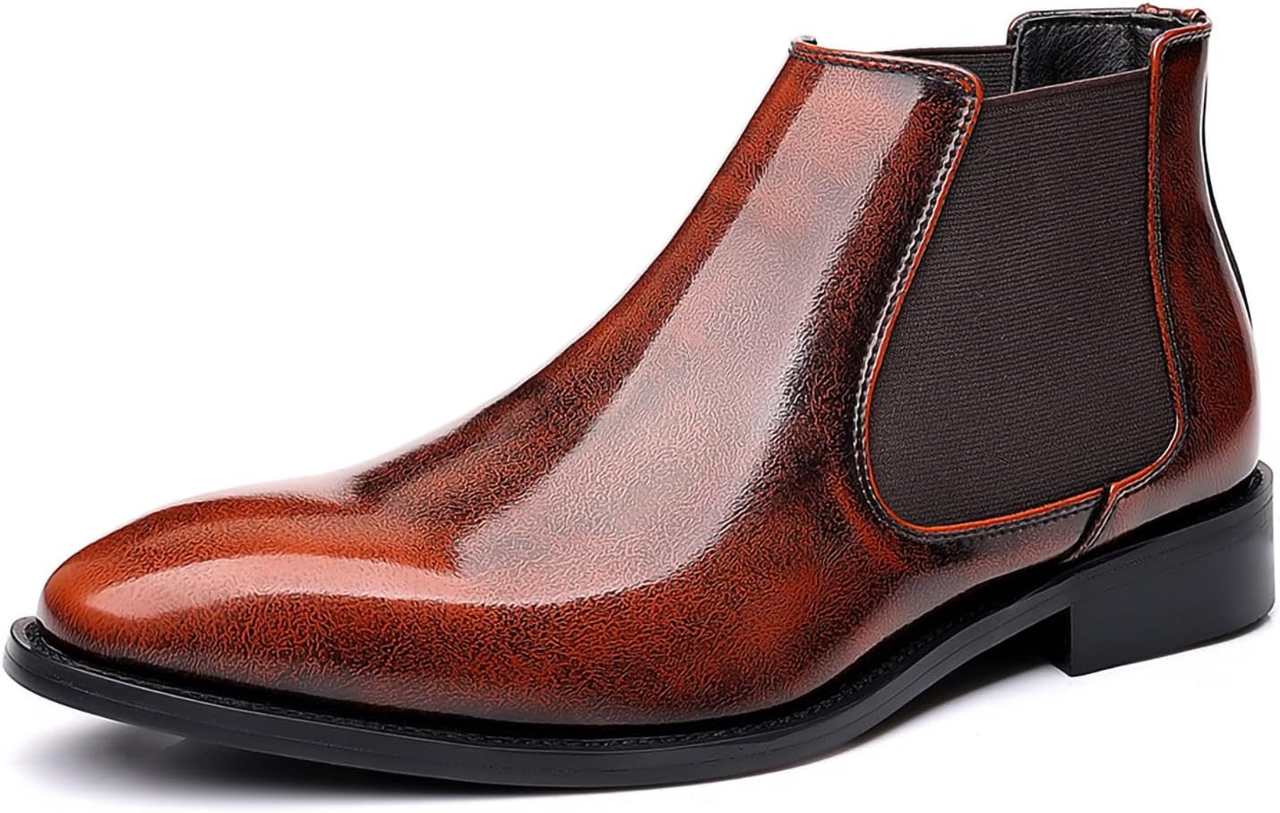 Мужские ботинки челси из искусственной кожи- слипоны, лакированные ботильоны делового стиля для формальной и повседневной носки Generic, коричневый
Мужские ботинки челси из искусственной кожи- слипоны, лакированные ботильоны делового стиля для формальной и повседневной носки Generic, коричневый