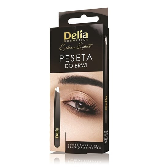 Пинцет для бровей, 1 шт. Delia Cosmetics, Eyebrow Expert 
Пинцет для бровей, 1 шт. Delia Cosmetics, Eyebrow Expert