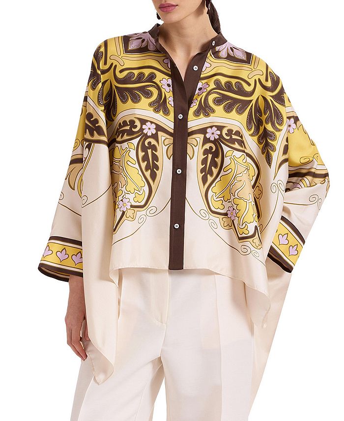 Фуляровая рубашка La DoubleJ, мультиколор
Фуляровая рубашка La DoubleJ, мультиколор