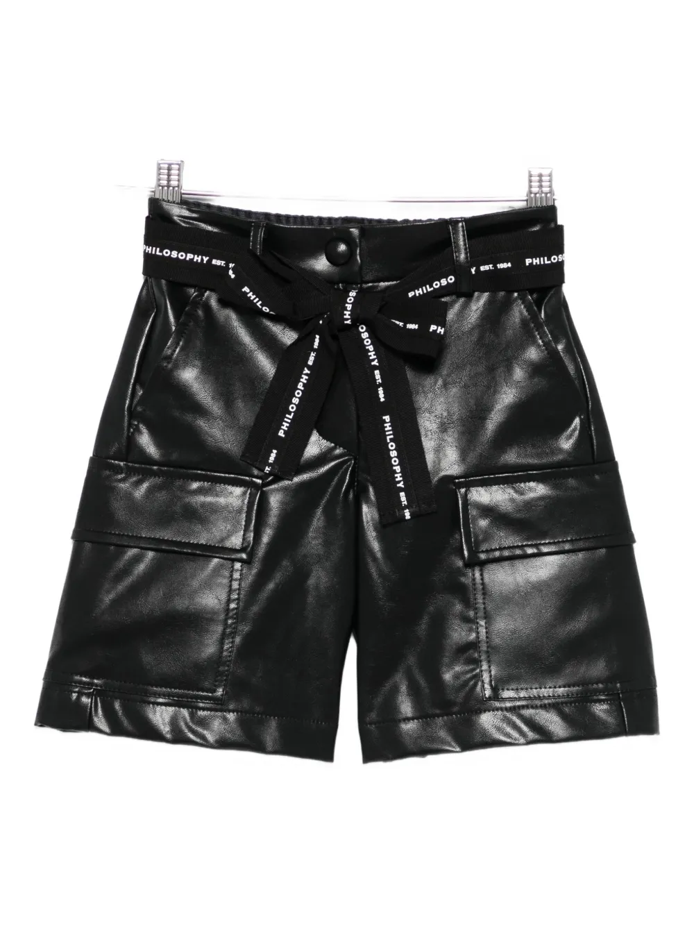 Шорты с поясом и карманами-карго Philosophy Di Lorenzo Serafini Kids, черный
Шорты с поясом и карманами-карго Philosophy Di Lorenzo Serafini Kids, черный