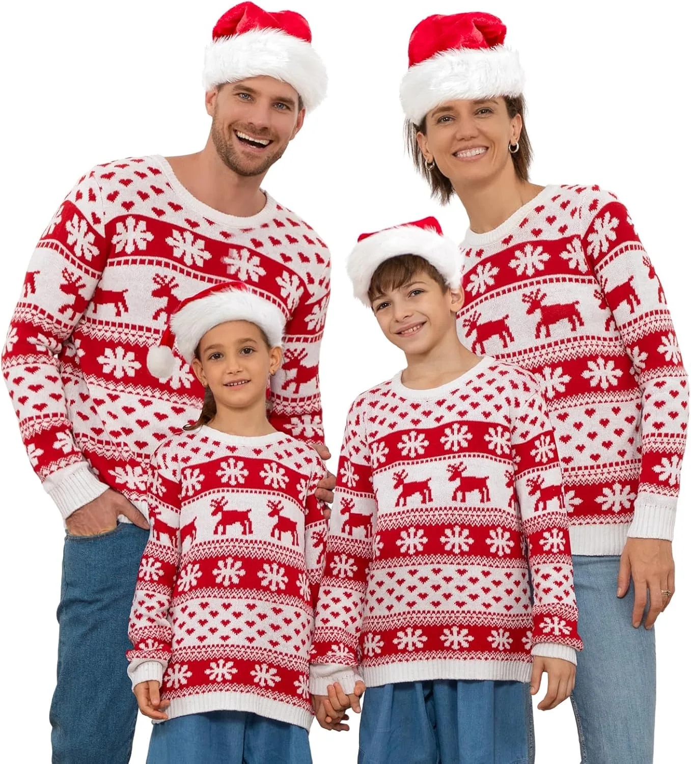 Рождественский свитер Ugly Christmas Matching Family с шапкой Xaatren
Рождественский свитер Ugly Christmas Matching Family с шапкой Xaatren