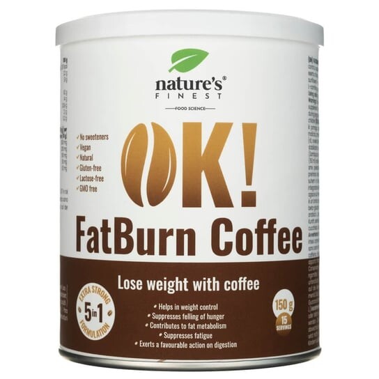 Nature's Finest, ОК! Кофе FatBurn, 150 г 
Nature's Finest, ОК! Кофе FatBurn, 150 г