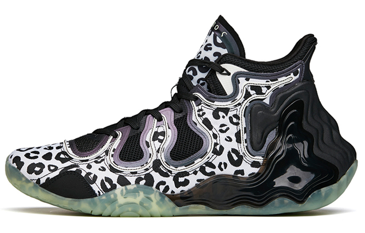 ANTA Звёздные горные баскетбольные кроссовки мужские мид-топ чёрно-белые 
ANTA Звёздные горные баскетбольные кроссовки мужские мид-топ чёрно-белые