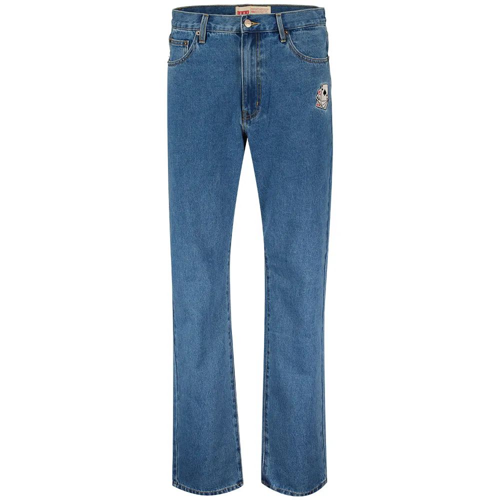 Джинсы Grimey Deeper Regular, синий 
Джинсы Grimey Deeper Regular, синий