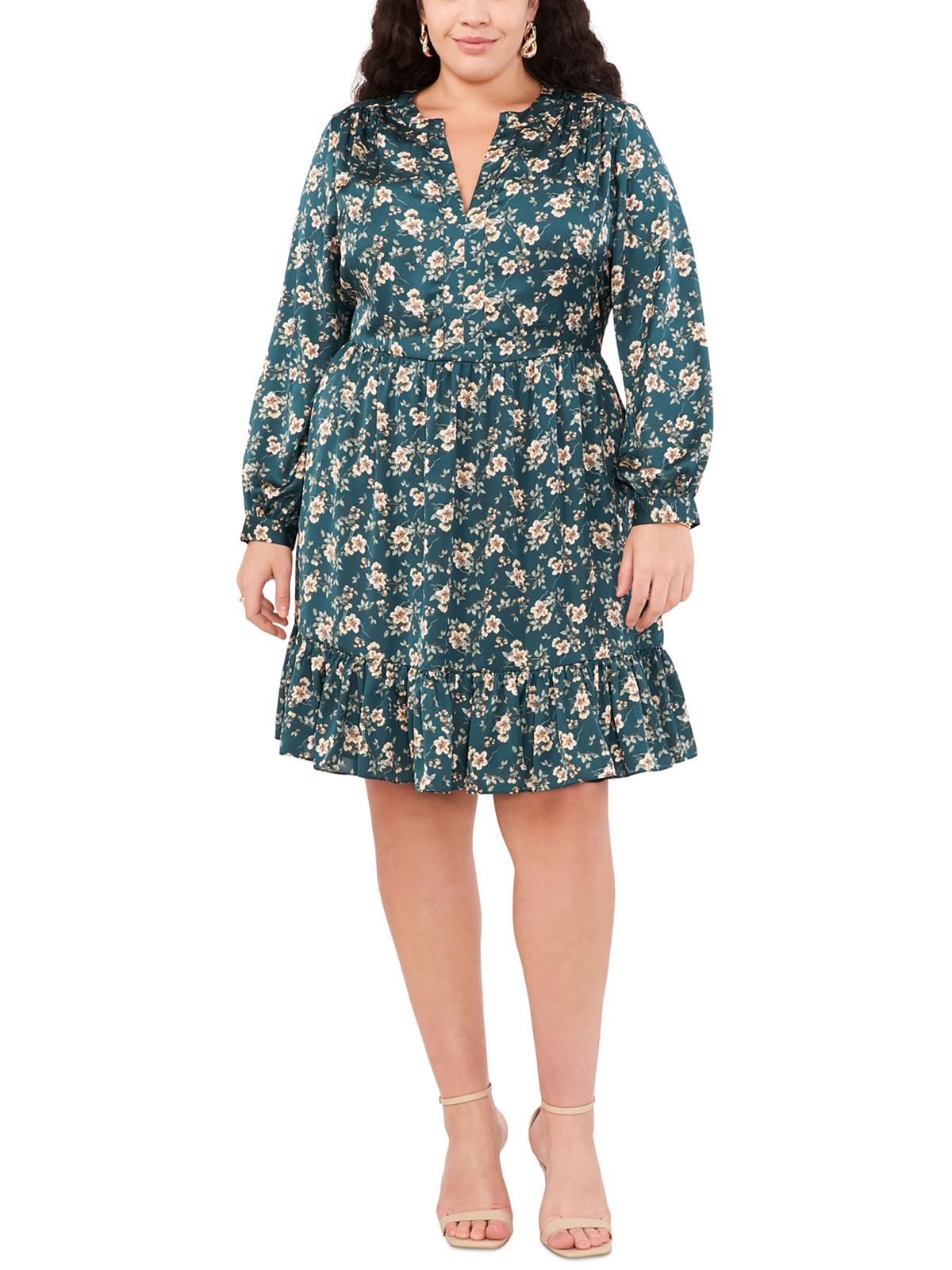 Плюс Женское Цветочное Ярусное Платье Babydoll Vince Camuto, цвет deep forest
Плюс Женское Цветочное Ярусное Платье Babydoll Vince Camuto, цвет deep forest