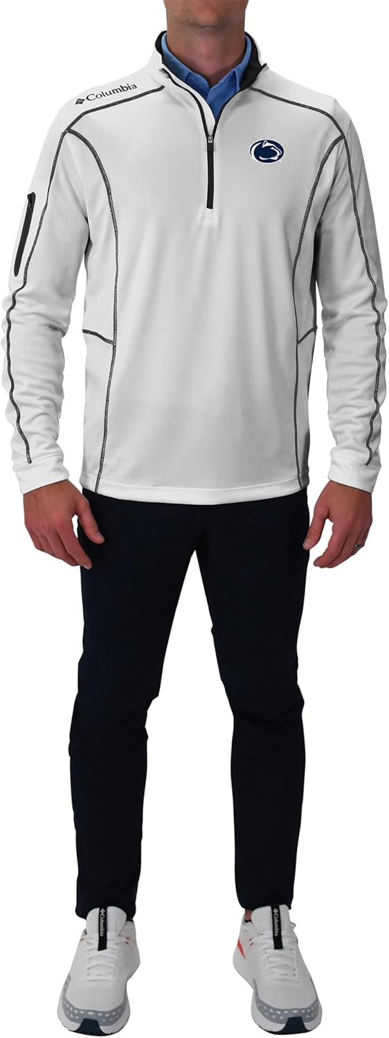 Columbia Golf мужская толстовка Penn State Univ Shotgun 1/4 Zip, White
Columbia Golf мужская толстовка Penn State Univ Shotgun 1/4 Zip, White
