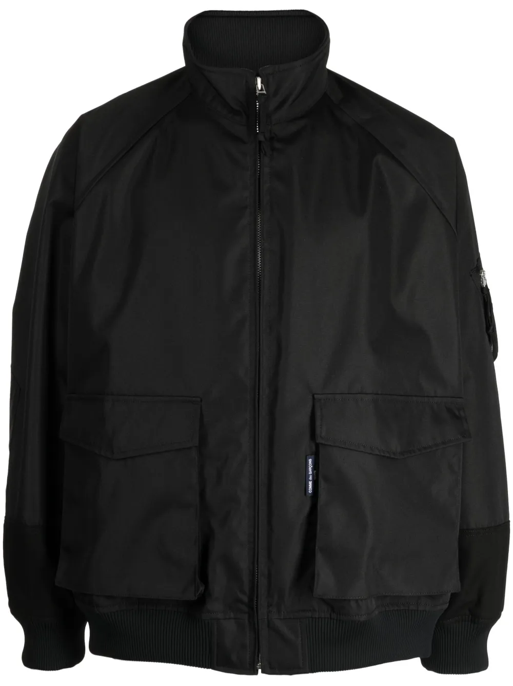 Куртка на молнии с воротником-воронкой Comme des Garçons Homme, черный
Куртка на молнии с воротником-воронкой Comme des Garçons Homme, черный