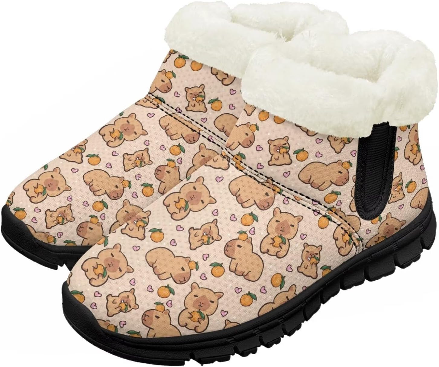 Детские зимние ботинки для мальчиков и девочек, теплые зимние ботинки с нескользящей подошвой, уличные ботильоны для маленьких детей Suhoaziia, Capybara Orange
Детские зимние ботинки для мальчиков и девочек, теплые зимние ботинки с нескользящей подошвой, уличные ботильоны для маленьких детей Suhoaziia, Capybara Orange