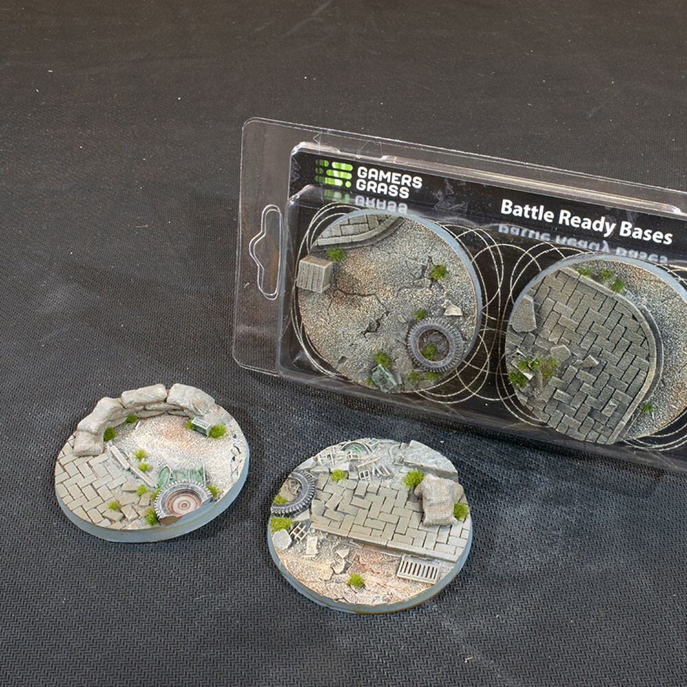 Аксессуары Gamers Grass Battle Ready Bases: Urban Warfare - Round 60mm (2)
Аксессуары Gamers Grass Battle Ready Bases: Urban Warfare - Round 60mm (2)