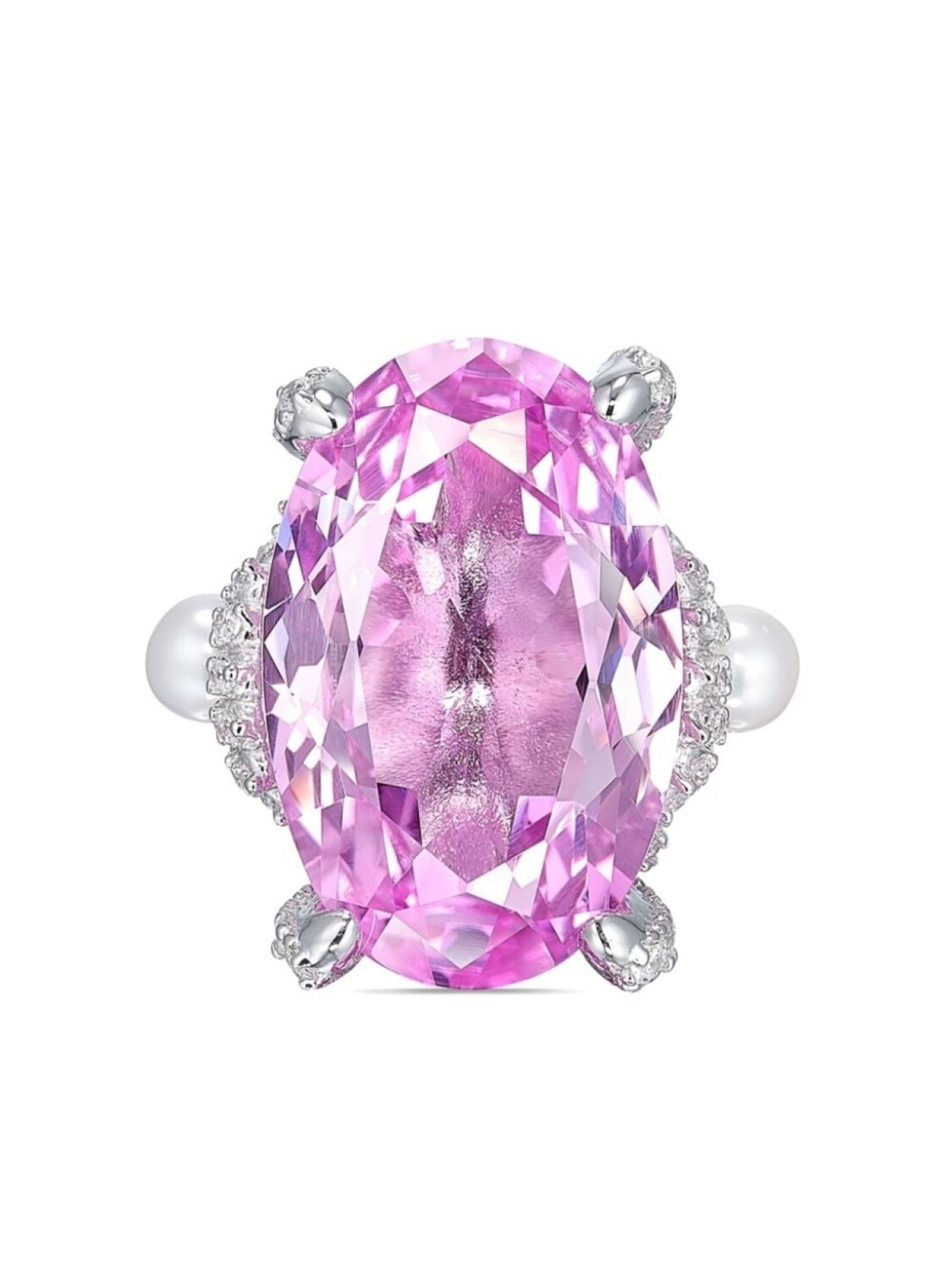 Кольцо из белого золота с сапфирами Anabela Chan, розовый
Кольцо из белого золота с сапфирами Anabela Chan, розовый