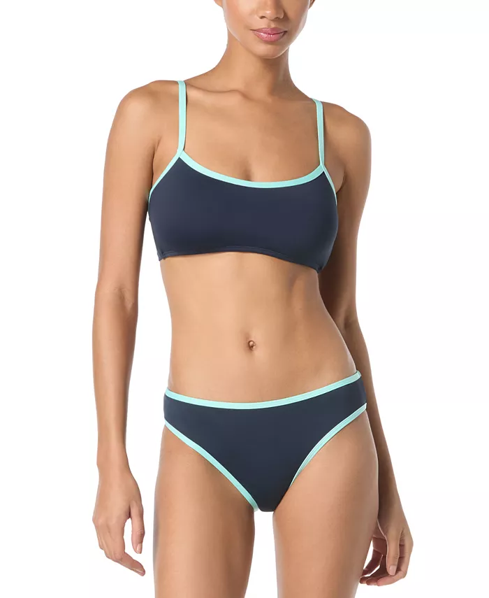 Женский топ-бралетте бикини с контрастной отделкой Kate Spade, синий
Женский топ-бралетте бикини с контрастной отделкой Kate Spade, синий