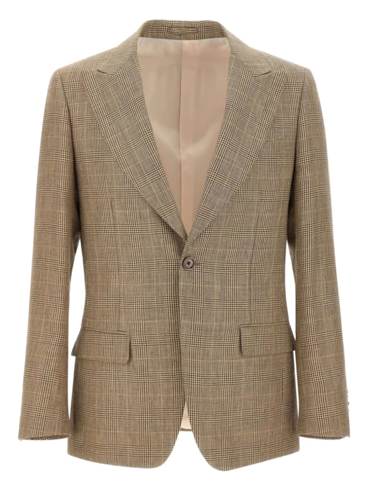 Блейзер в ломаную клетку Lardini, коричневый
Блейзер в ломаную клетку Lardini, коричневый