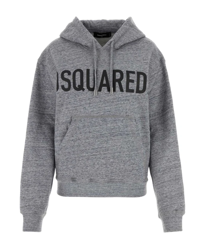Меланжевая серая хлопковая толстовка Dsquared2, серый
Меланжевая серая хлопковая толстовка Dsquared2, серый