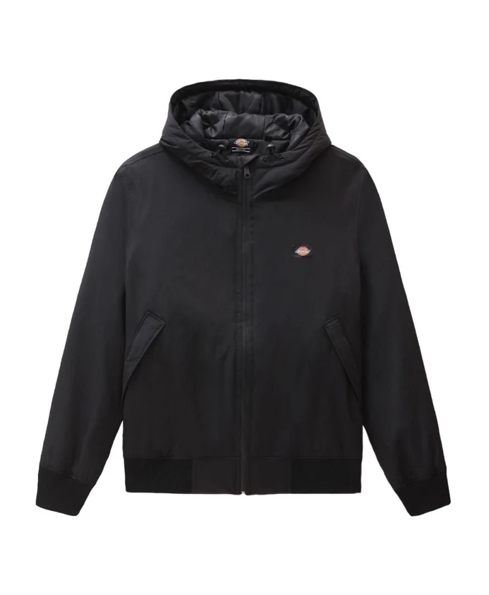 Нейлоновая водонепроницаемая куртка-бомбер с логотипом. Dickies, черный
Нейлоновая водонепроницаемая куртка-бомбер с логотипом. Dickies, черный