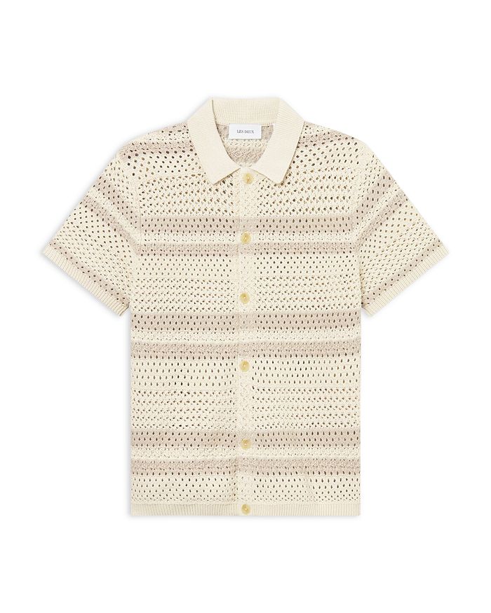 Джанни Короткий Рукав Полосатая Открытая Вязка Рубашка Les Deux, слоновая кость/кремовый
Джанни Короткий Рукав Полосатая Открытая Вязка Рубашка Les Deux, слоновая кость/кремовый