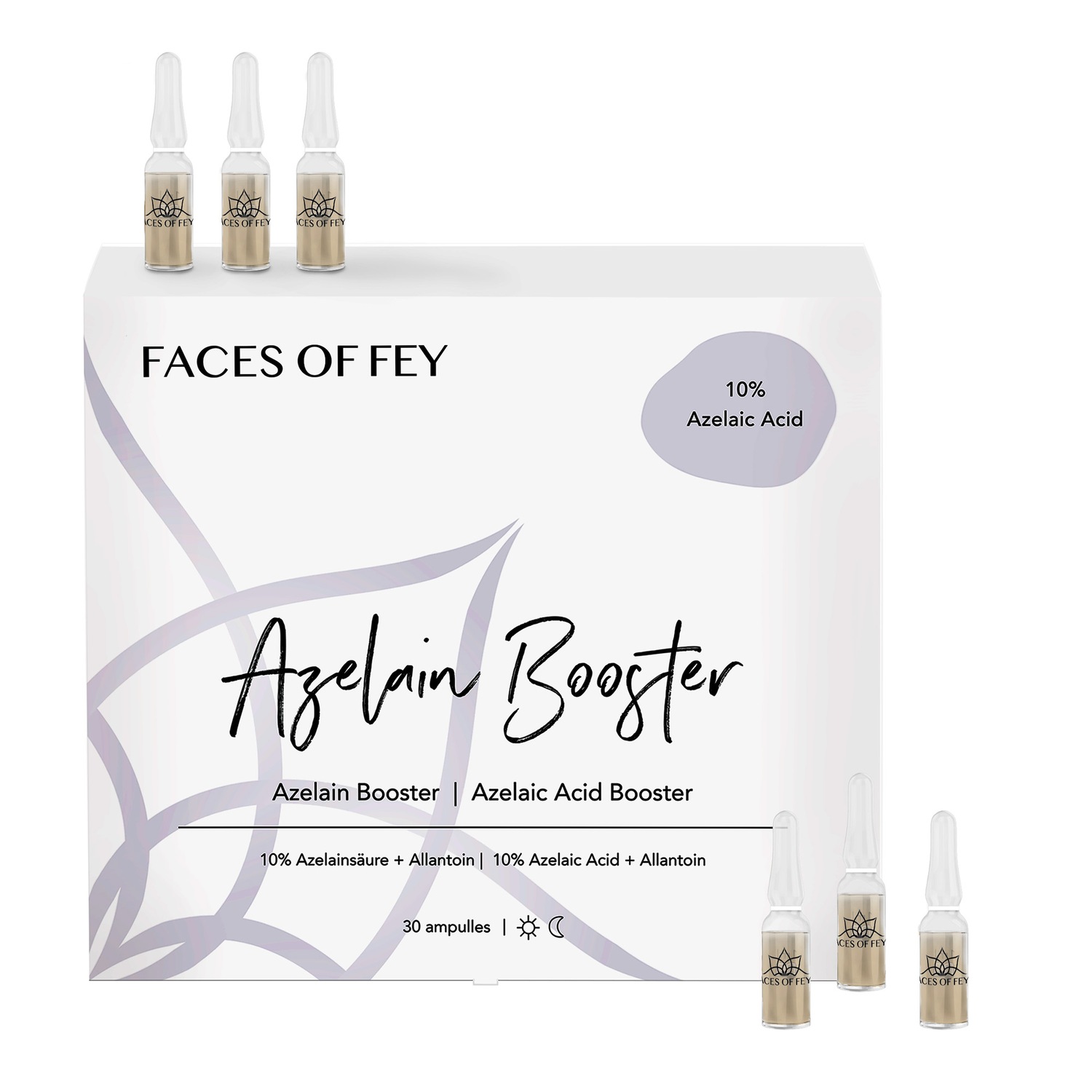 Сыворотка для лица 10% azelain booster ampullen 30 x 1,3 ml Faces Of Fey, объем 30 x 1,3 мл
Сыворотка для лица 10% azelain booster ampullen 30 x 1,3 ml Faces Of Fey, объем 30 x 1,3 мл