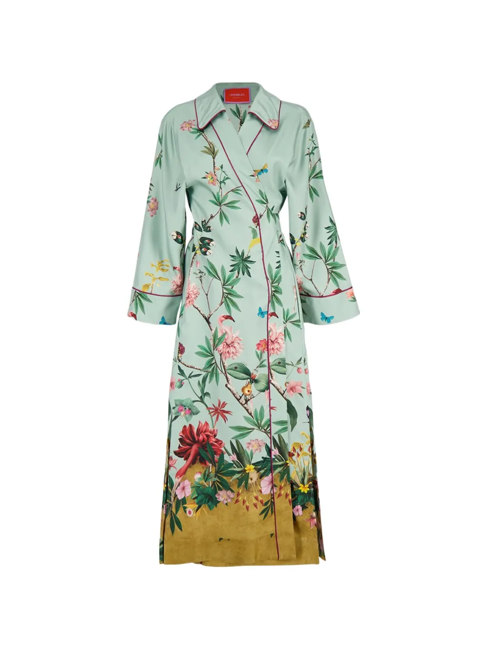 Полуприлегающее миди-платье с цветочным принтом La DoubleJ, синий
Полуприлегающее миди-платье с цветочным принтом La DoubleJ, синий