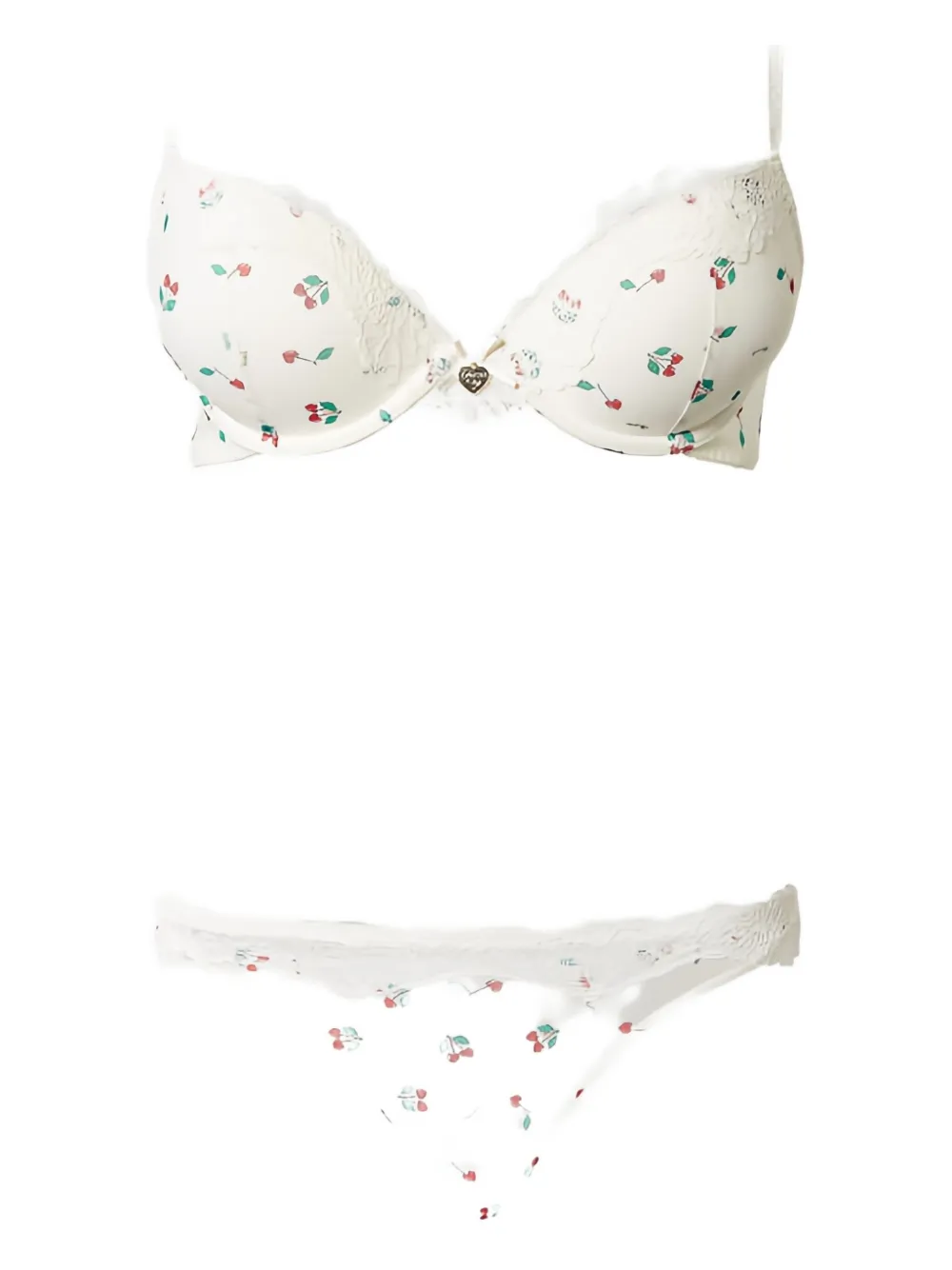 Комплект нижнего белья с принтом вишни TWINSET, белый
Комплект нижнего белья с принтом вишни TWINSET, белый