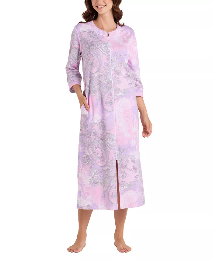 Длинный халат больших размеров с принтом и рукавами 3/4 Miss Elaine, розовый
Длинный халат больших размеров с принтом и рукавами 3/4 Miss Elaine, розовый