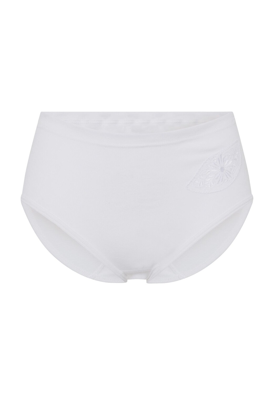Женские хлопковые трусы с вышивкой на талии Con-Ta, белый
Женские хлопковые трусы с вышивкой на талии Con-Ta, белый