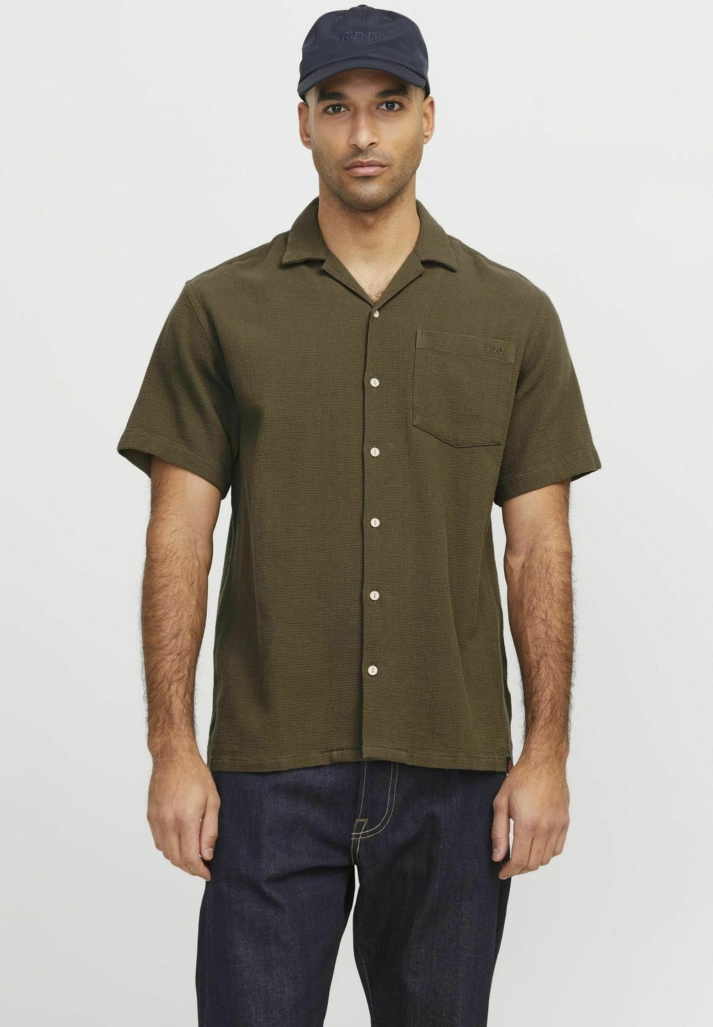 Рубашка R.D.D. ROYAL DENIM DIVISION, оливковый 
Рубашка R.D.D. ROYAL DENIM DIVISION, оливковый