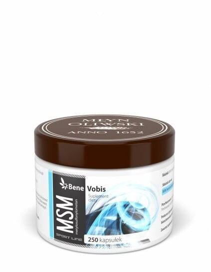 МСМ-метилсульфонилметан Бене Вобис, 250 капсул Młyn Oliwski
МСМ-метилсульфонилметан Бене Вобис, 250 капсул Młyn Oliwski