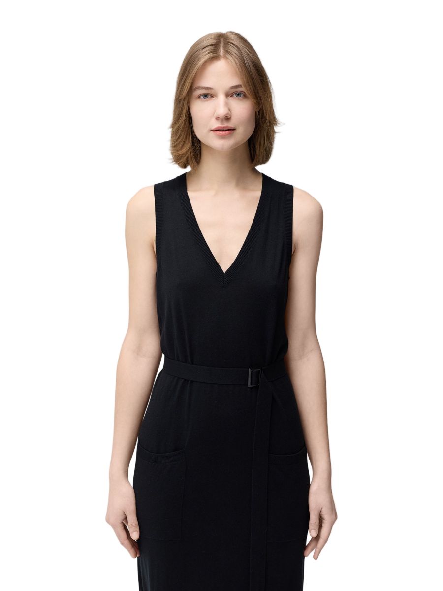 Женское шелково-кашемировое платье с V-образным вырезом, желтого цвета Gobi Cashmere, Black-strech limo
Женское шелково-кашемировое платье с V-образным вырезом, желтого цвета Gobi Cashmere, Black-strech limo