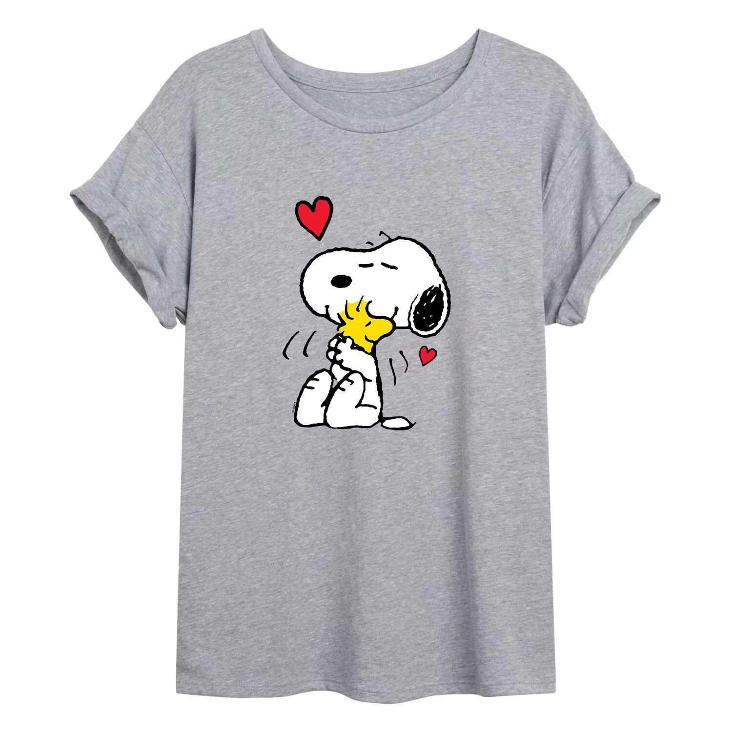 Струящаяся футболка Juniors' Peanuts Snoopy Hug Licensed Character, серый
Струящаяся футболка Juniors' Peanuts Snoopy Hug Licensed Character, серый