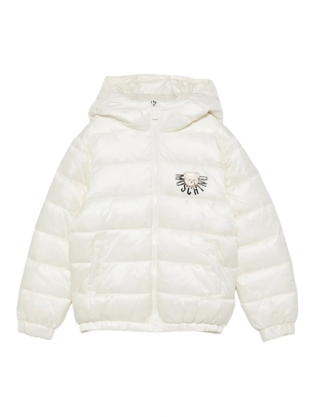 Пуховик с логотипом Moschino Kids, белый
Пуховик с логотипом Moschino Kids, белый