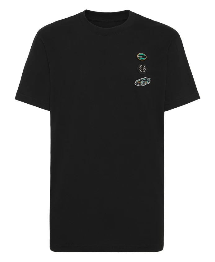 Футболка с круглым вырезом, SS, гонки на автомобилях Philipp Plein, черный
Футболка с круглым вырезом, SS, гонки на автомобилях Philipp Plein, черный