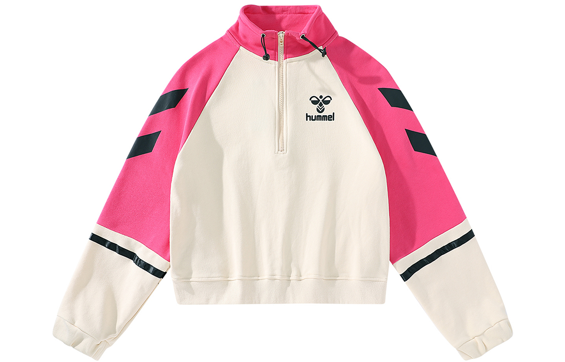 Свитер унисекс бежево-желтый Hummel 
Свитер унисекс бежево-желтый Hummel