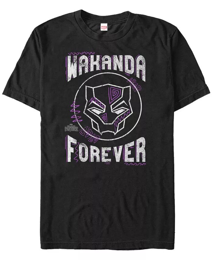 Футболка с коротким рукавом Marvel Men's Black Panther Wakanda Forever Geometric Panther Fifth Sun, черный
Футболка с коротким рукавом Marvel Men's Black Panther Wakanda Forever Geometric Panther Fifth Sun, черный
