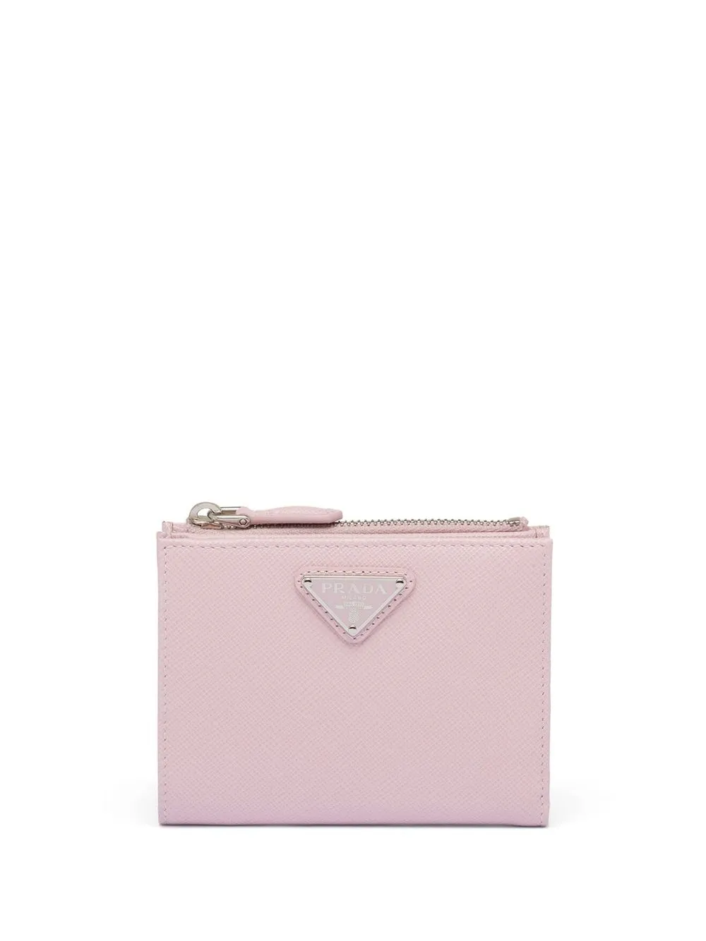 Кошелек из сафьяновой кожи с логотипом Prada, розовый
Кошелек из сафьяновой кожи с логотипом Prada, розовый