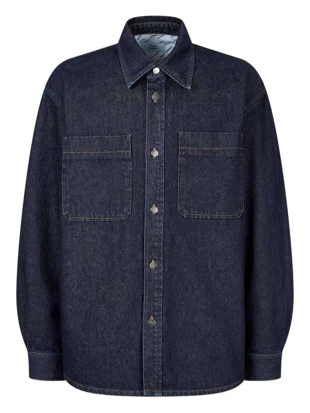 Джинсовая куртка с накладными карманами STUDIO TOMBOY, синий
Джинсовая куртка с накладными карманами STUDIO TOMBOY, синий