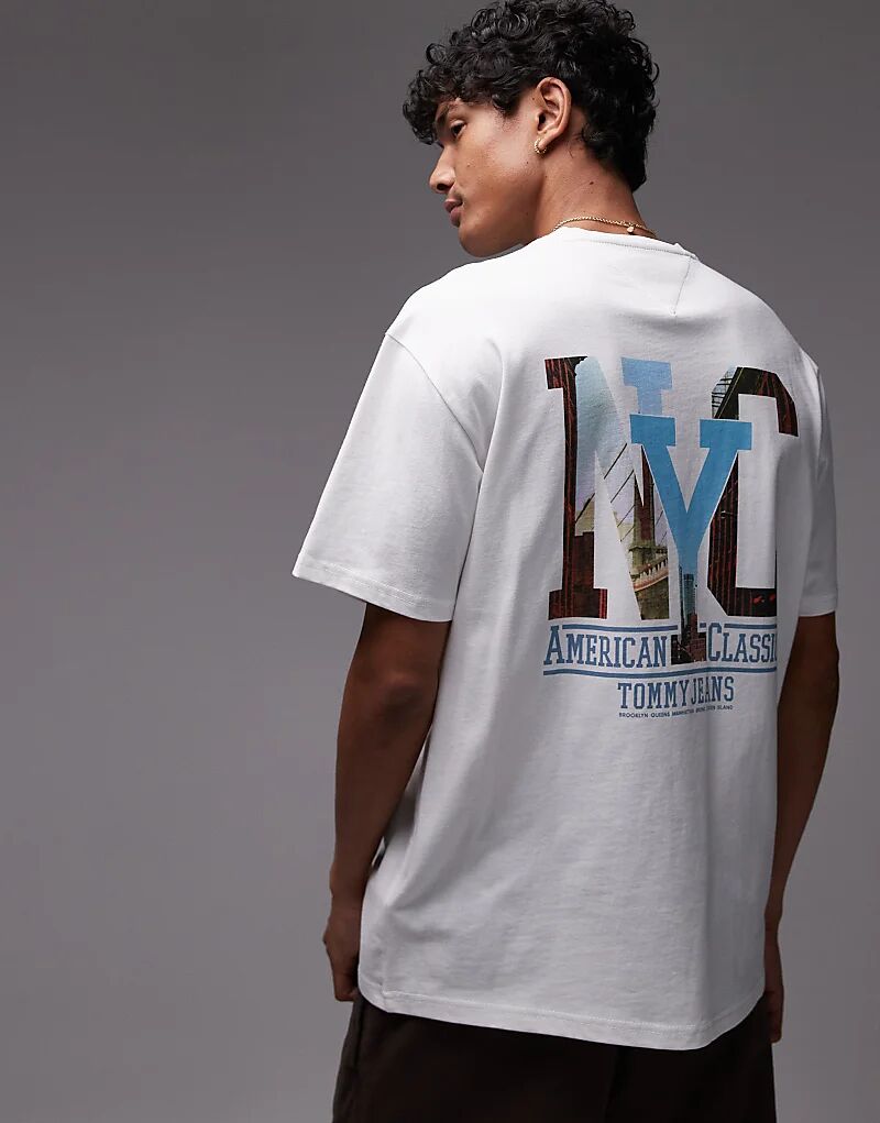 Футболка Tommy Jeans nyc с фотопринтом на спине, белая
Футболка Tommy Jeans nyc с фотопринтом на спине, белая